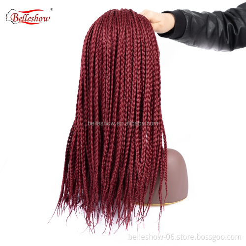 Hot sell 18 inch 22stands senegalese twist hair synthetic box braids crochet hair extension bob